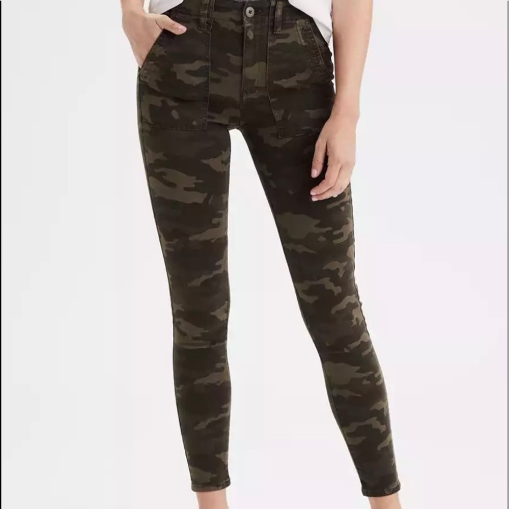 Camo High Rise Jeggings
